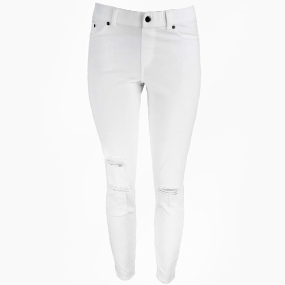 White distressed leggings Clearance